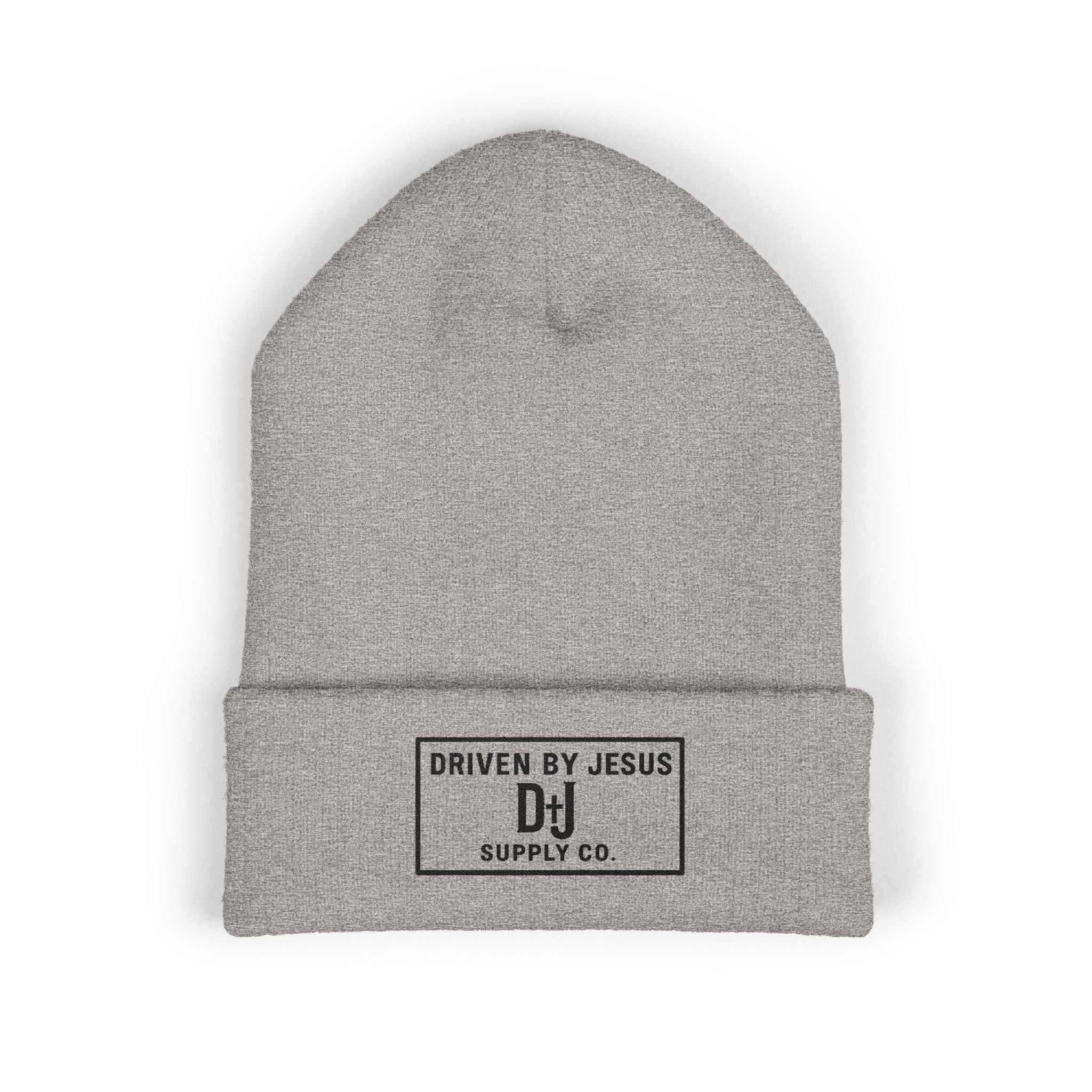 Driven By Jesus Embroidered Cuffed Beanie