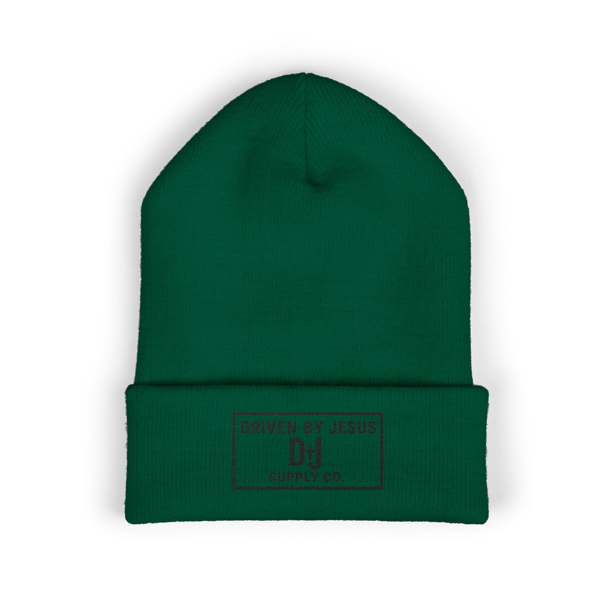 Driven By Jesus Embroidered Cuffed Beanie