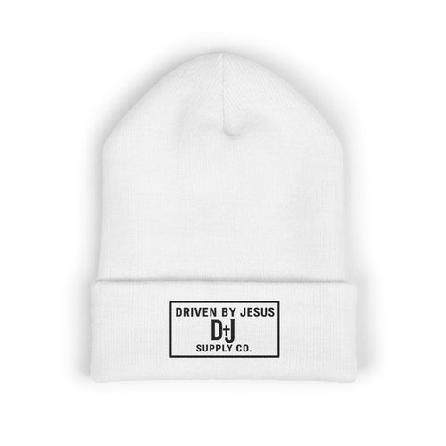 Driven By Jesus Embroidered Cuffed Beanie